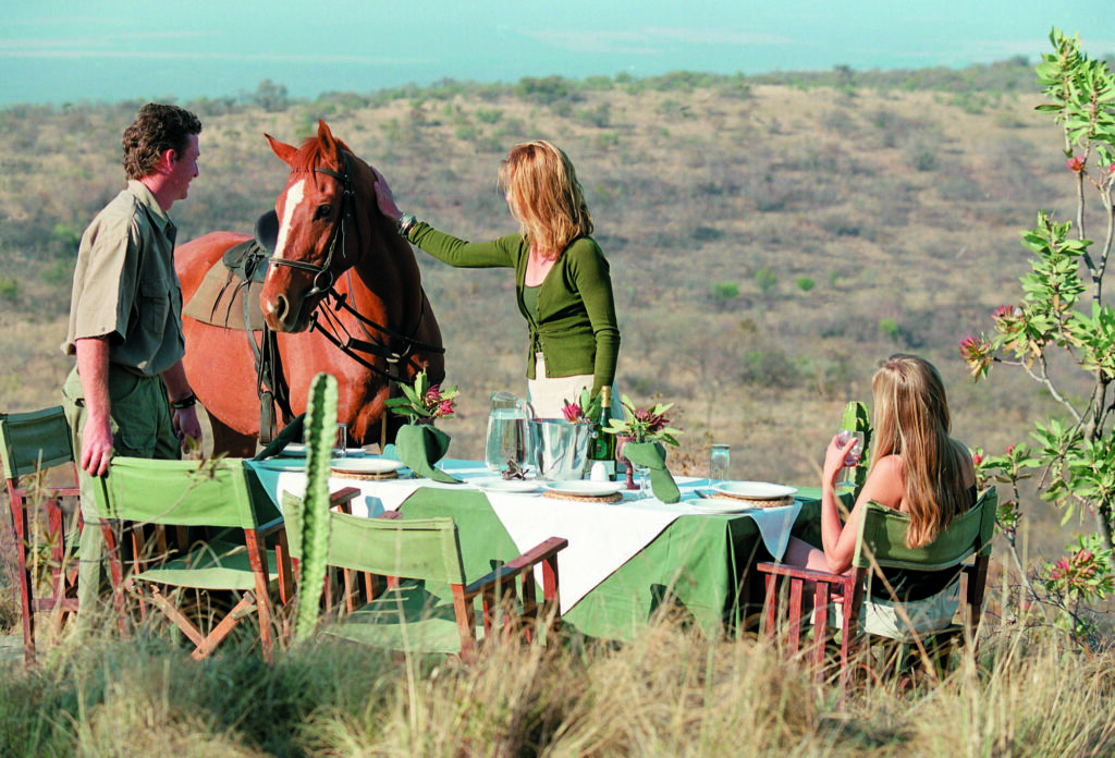 Lunchtime in Ants - Vakantie te paard / Reisbureau Perlan