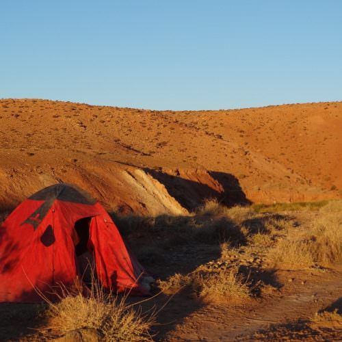 Slapen in de woestijn in Marokko