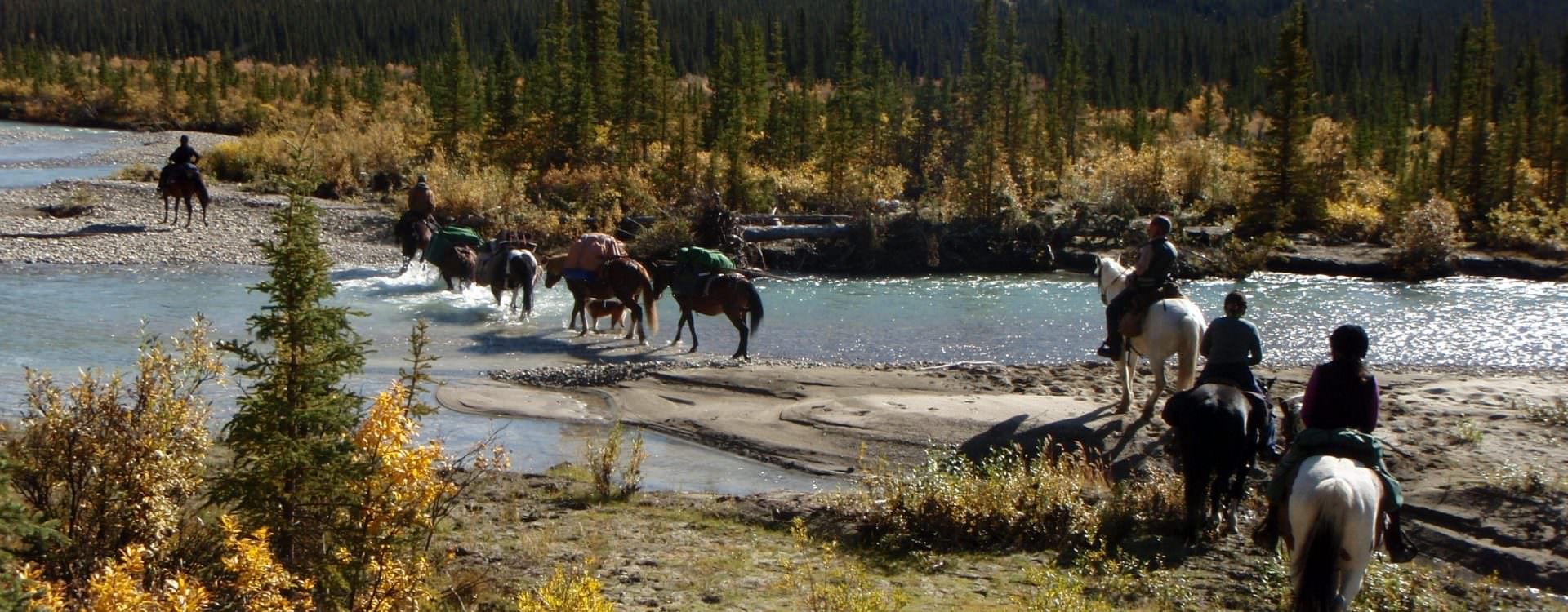 Te paard door de wildernis in Canada - Vakantie te paard / Reisbureau Perlan